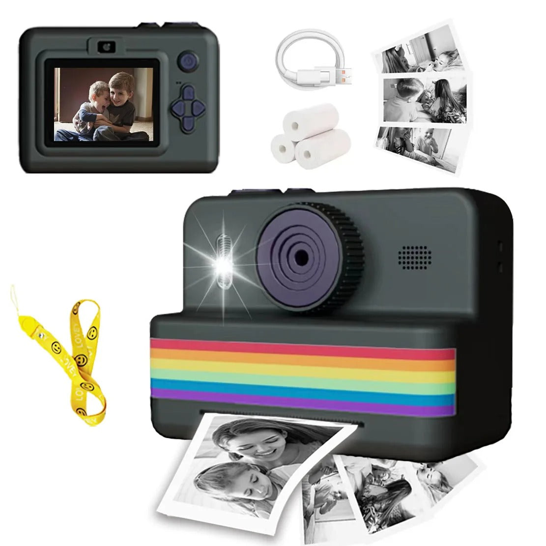AuraSnap™ Mini Polaroid Camera