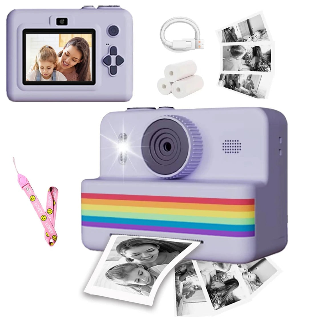 AuraSnap™ Mini Polaroid Camera