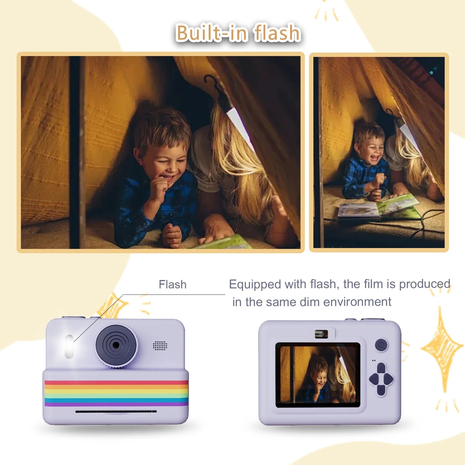 AuraSnap™ Mini Polaroid Camera